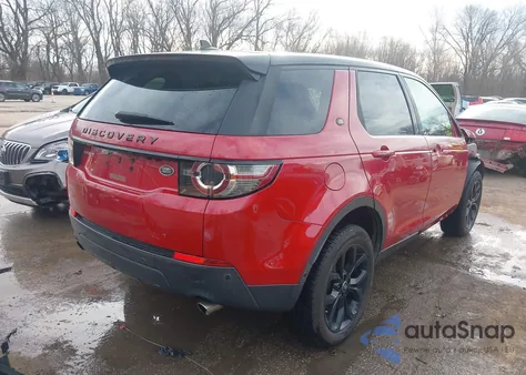 2016 Land Rover Discovery Sport Hse from USA, damaged, VIN SALCR2BG8GH624769